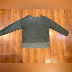 Buffalo David Bitton Khaki Textured Knit Top